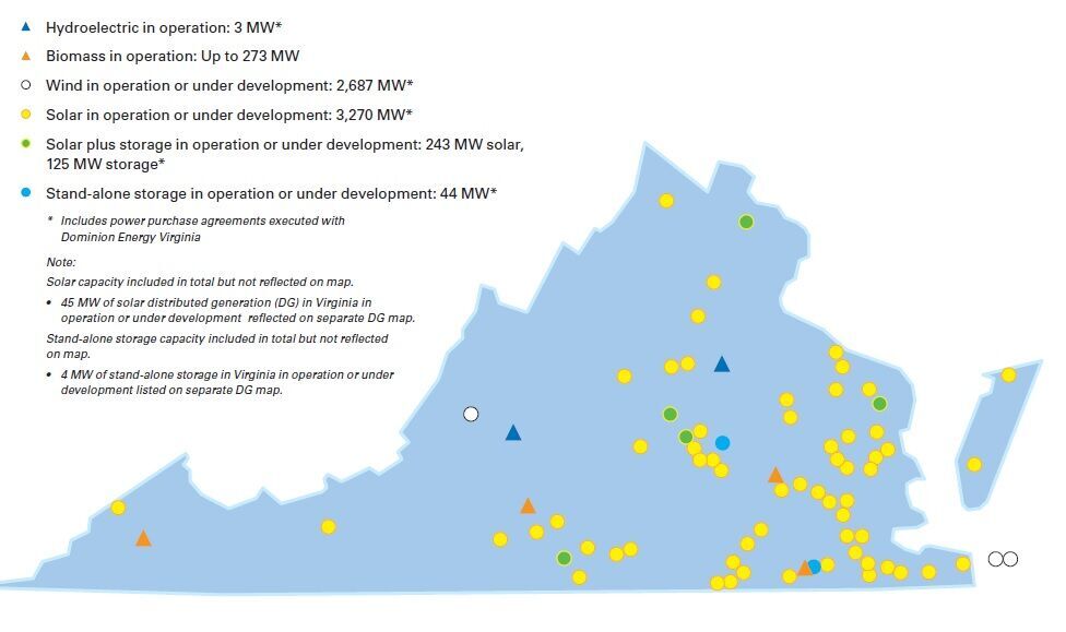 Large Scale Renewables in Virginia